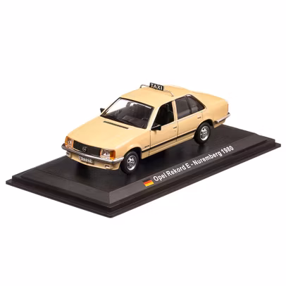 Opel Rekord E Nurenberg Taxi 1980, macheta Taxi scara 1:43, crem, Atlas-2