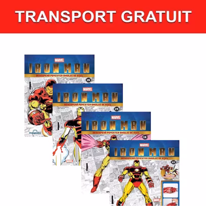 Pachet Iron Man Mark III Nr 12 13 14 15 DeAgostini
