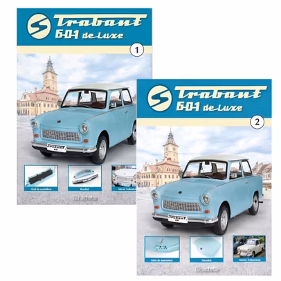 Pachet Trabant 601 Deluxe 1:8 Nr.1+2