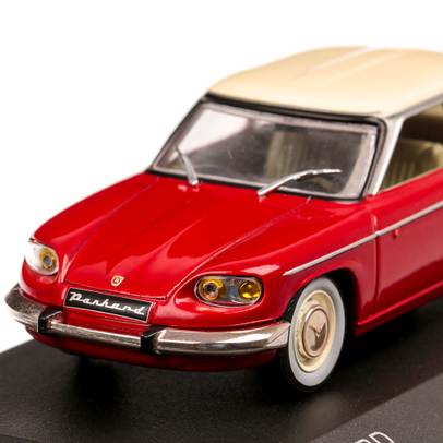 Panhard 24 BT 1964, macheta auto scara 1:43, visiniu, White Box