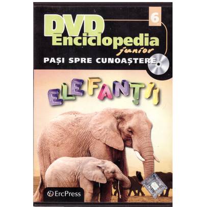 DVD Enciclopedia Junior - Pasi spre cunoastere - Elefantii
