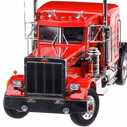 Peterbilt 359 1967, macheta camion, scara 1:18, rosu, Road Kings