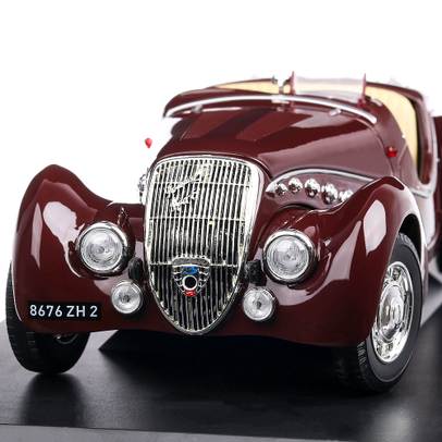 Peugeot 302 Darl Mat Roadster 1937, macheta auto, scara 1:18, visiniu, Norev