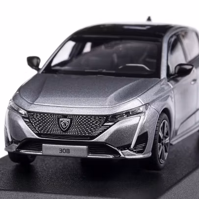 Peugeot 308 GT 2021, macheta auto, scara 1:43, gri, Norev