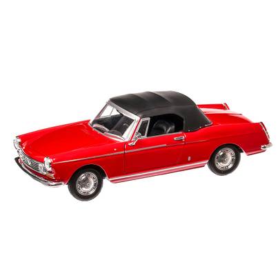 Peugeot 404 Cabriolet 1963, macheta auto, scara 1:24, rosu, Welly