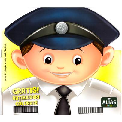 Lipeste si coloreaza - Meserii - Politist