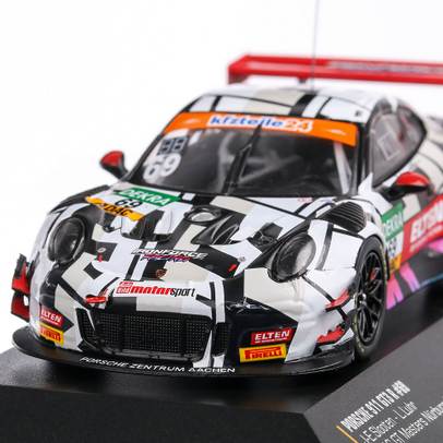 Porsche 911 (991) GT3 R #69 Iron Force 2018 GT Masters Nurburgring macheta auto, scara 1:43, alb, CMR