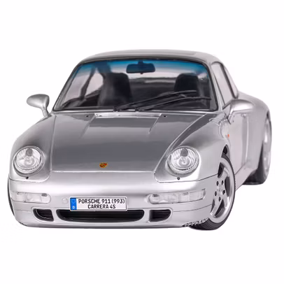Macheta Porsche 911 (993) 4S 1:18 Argintiu 1996 Solido - vedere din fata