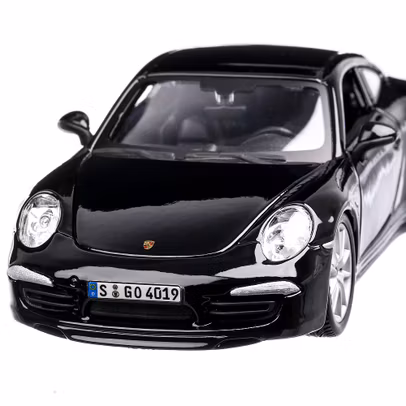 Porsche 911 Carrera S (991)2018, macheta auto, scara 1:24, negru, Bburago
