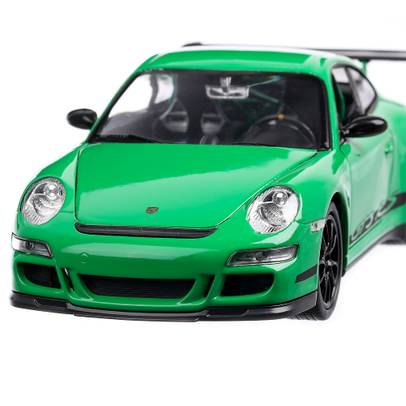 Porsche 911 GT3 RS (997) 2010, macheta auto, scara 1:24, verde, Welly