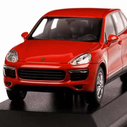 Macheta Porsche Cayenne 2014 Rosu 1:43 Maxichamps – SUV Premium Sport in Miniatura-6