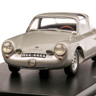 Porsche Glöckler 356 Coupe 1954, macheta  auto, scara 1:43, argintiu, BoS-Models