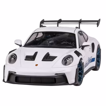 Macheta Porsche GT3 RS 2024 1:18 Alb - Solido Diecast - vedere din fata