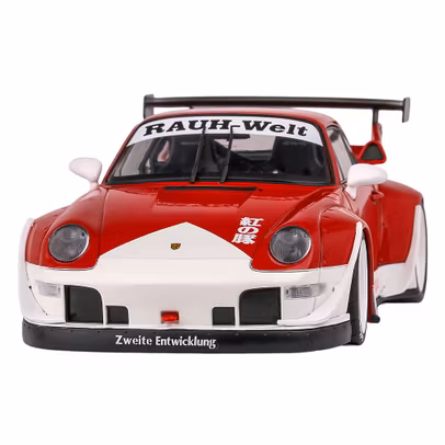 Macheta Porsche RWB Porco Rosso 1:18 Rosu 2020 - vedere din fata