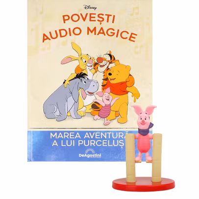 Poveste Audio Disney Nr.16 Marea aventura a lui Purcelus Povesti Audio Magice DeAgostini