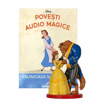 Poveste Audio Disney Nr.27 Frumoasa si Bestia figurina Belle si Bestia Povesti Audio Magice DeAgostini
