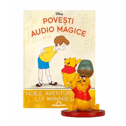 Poveste Audio Disney Nr.30 Noile aventuri ale lui Winnie de Plus cu figurina interactiva DeAgostini