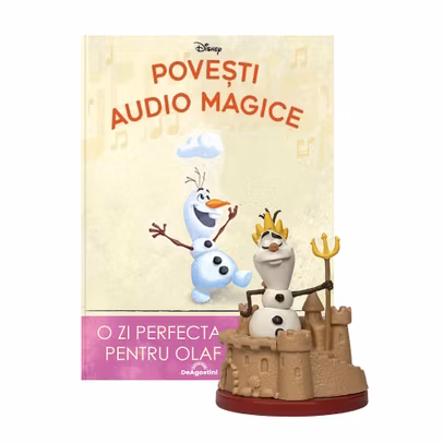 Poveste Audio Disney Nr.32 O zi de vara perfecta pentru Olaf cu figurina interactiva DeAgostini