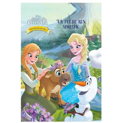 Povesti si jocuri din Regatul de gheata - Un pui de ren simpatic