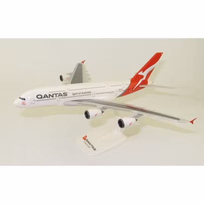 Macheta Avion Airbus A380-800 Qantas VH-OQL 1:250 - Avion de Pasageri de Colectie PPC Models