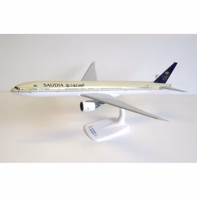 Macheta Avion Boeing 777-300ER Saudi Arabian Airlines HZ-AK42 1:200 - Avion de Pasageri de Colectie PPC Models