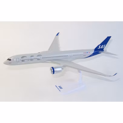 Macheta Avion Airbus A350-900 SAS Scandinavian Airlines SE-RSA 1:200 - Avion de Pasageri de Colectie PPC Models