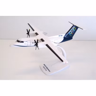 Macheta Avion Bombardier Dash 8-100 Olympic Air SX-BIP 1:100