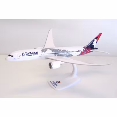 Macheta Avion Boeing 787-9 Dreamliner Hawaiian Airlines N781HA 1:200 - Avion de Pasageri de Colectie PPC Models