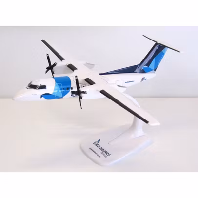 Macheta Avion Bombardier Dash 8-100 SATA Air Acores CS-TRB 1:100 - Avion Regional de Colectie PPC Models