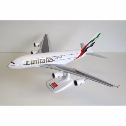 Macheta Avion Airbus A380-800 Emirates A6-EOG 1:200 - Avion de Pasageri de Colectie PPC Models