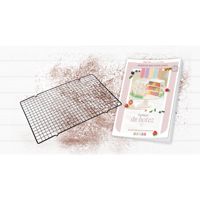 Revista Prajituri din toata lumea Nr.12 – Torturi de botez + Grila de racire prajituri