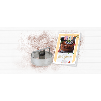 Prajituri din toata lumea Nr.13 – Deserturi fara gluten + forma metalica pentru gogosi