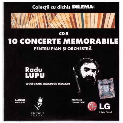 Colectii cu dichis Dilema Veche - 10 concerte memorabile - Radu Lupu CD 5