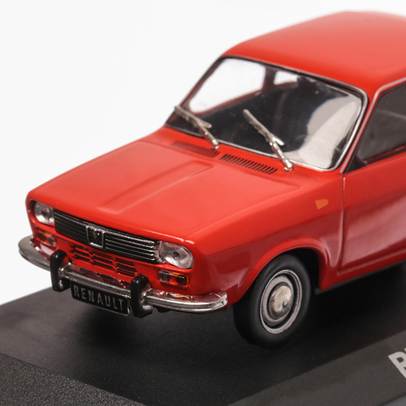 Renault 12 1971 macheta auto scara 1:43, rosu, window box, Atlas