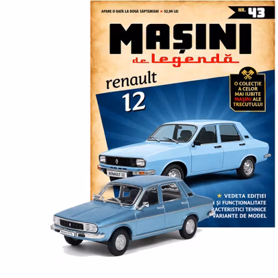 Renault 12 TS macheta auto 1:43 Masini de Legenda Nr 43 DeAgostini