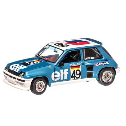 Renault 5 Turbo European Cup 1981, macheta auto scara 1:18, albastru, window box, Solido