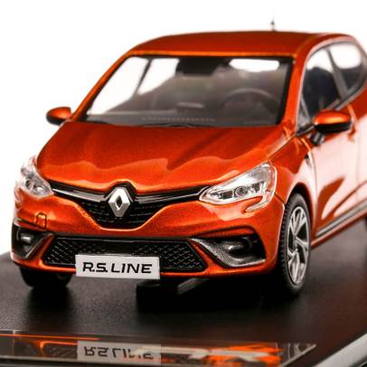 Renault Clio RS Line 2019, macheta auto, scara 1:43, portocaliu metalizat, Premium X