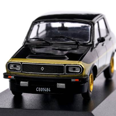 Renault R12 Alpine 1978, macheta auto, scara 1:43, negru, Magazine Models