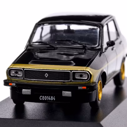 Macheta auto Renault R12 Alpine 1978 negru 1:43-3