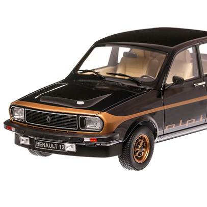 Renault 12 Alpine 1977, macheta auto scara 1:18, negru, OttOmobile
