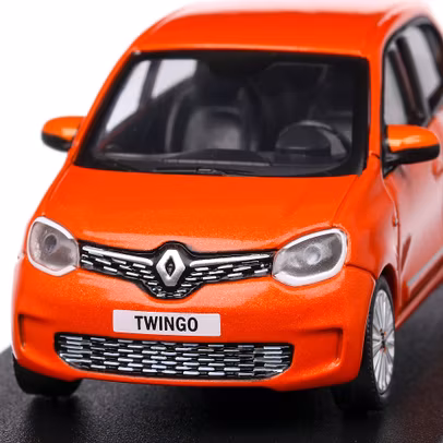 Renault Twingo Electric Vibes 2021, macheta auto, scara 1:43, portocaliu, Norev-2