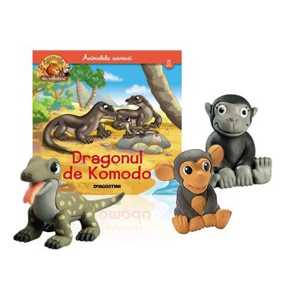 Dragonul de Komodo Nr.5 Animale din Salbaticie De Agostini