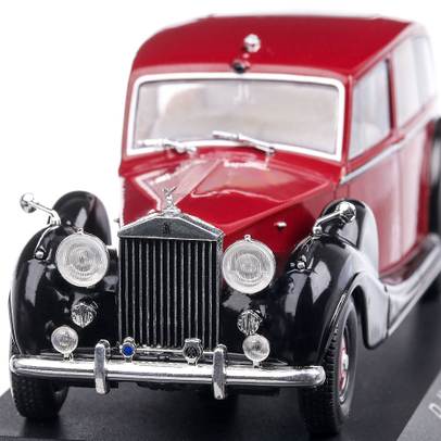 Rolls Royce Phantom IV 1952, macheta auto, scara 1:43, negru cu visiniu, Norev