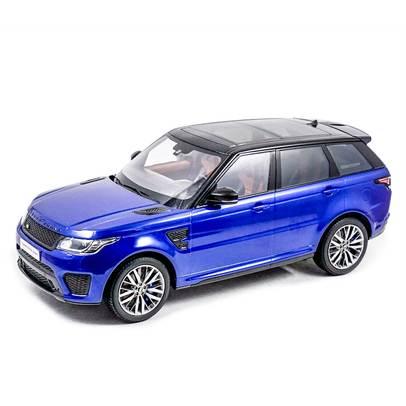 Range Rover Sport SVR 2018, macheta auto, scara 1:18, albastru metalizat, Kyosho