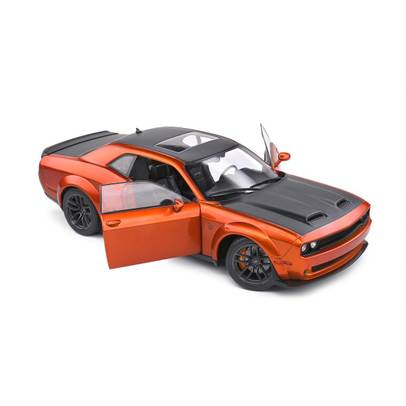 Dodge Challenger SRT Widebody 2020, macheta auto scara 118, portocaliu metalizat, Solido
