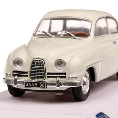Saab 96 1964, macheta auto scara 1:43, alb, Atlas