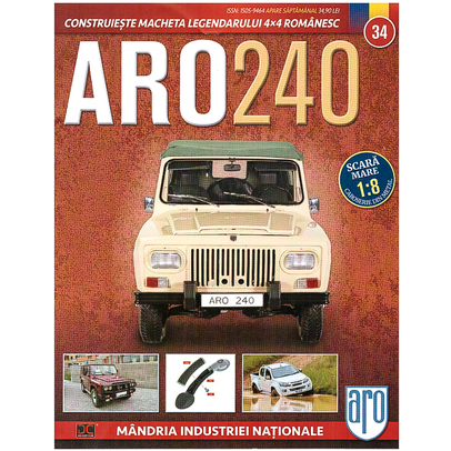 Macheta ARO 240 kit construibil Eaglemoss nr. 34- coperta