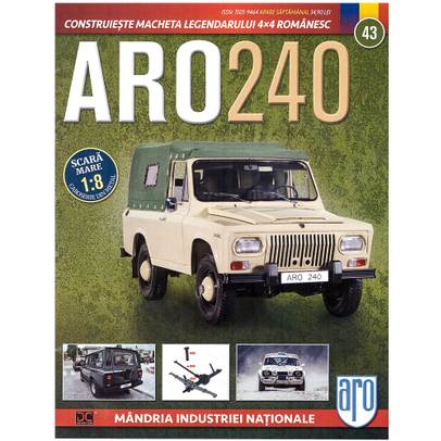 Macheta ARO 240 kit construibil Eaglemoss nr. 43- coperta