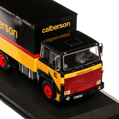 Scania 140 V8 Calberson 1971, macheta camion,  scara 1:43, galben cu negru, IXO