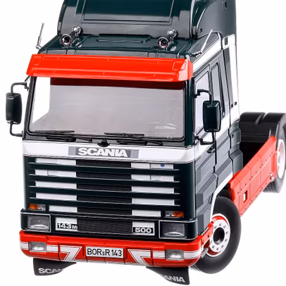 Scania 143 Streamline 1995, macheta auto scara 1:18, verde, Road Kings